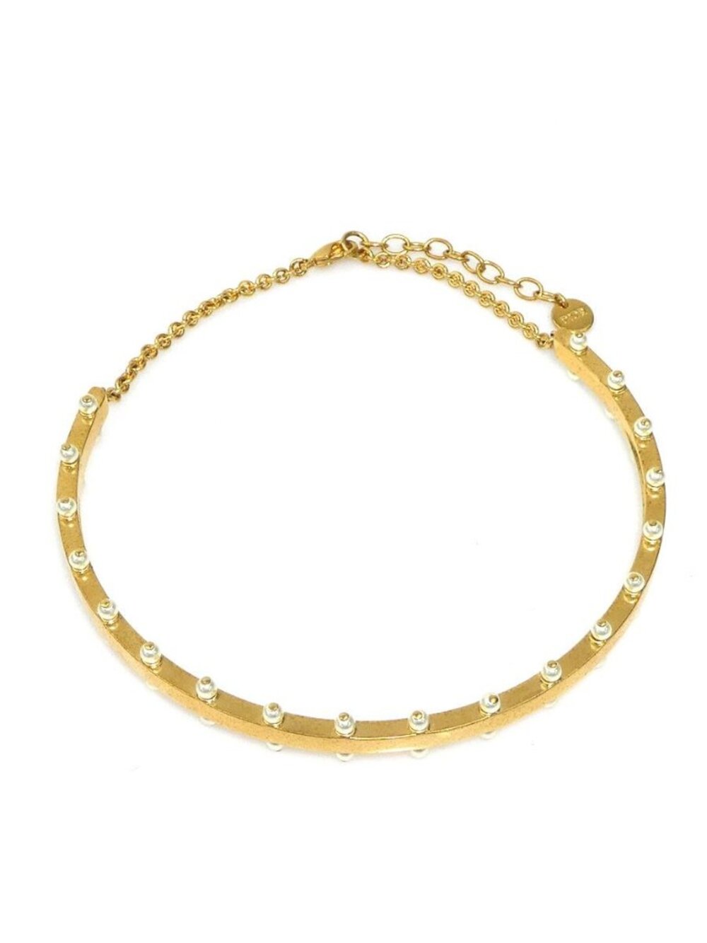 Dior Necklace Choker Gold